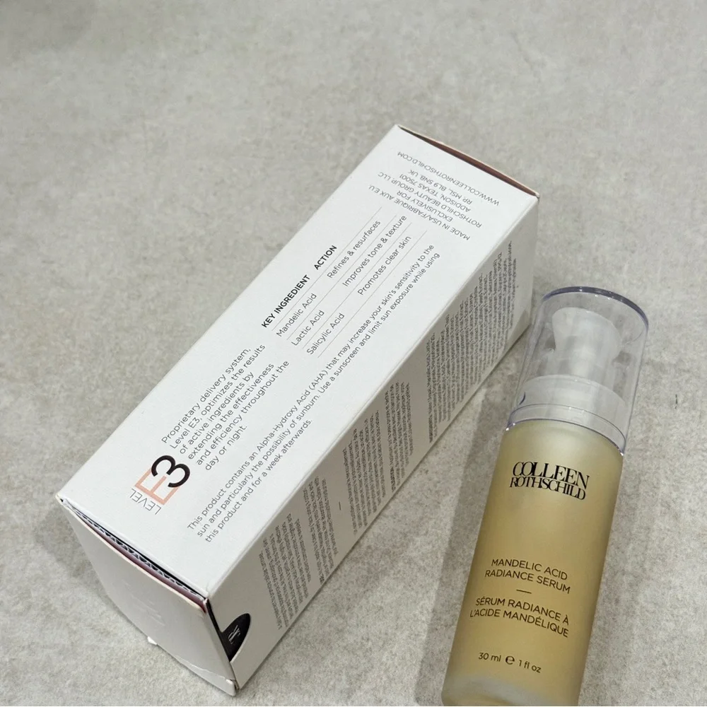 Colleen Rothschild Mandelic Acid Radiance Serum Exfoliating Brightening 1 oz